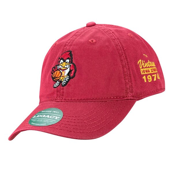 L2 Vintage Basketball Cy Weathered Cardinal Hat